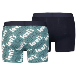 Levis Men Poster Logo Aop Boxer Brief 2P Blue Combo