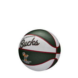 Wilson NBA Team Retro Mini Basketball Milwaukee Bucks (sz. 3)