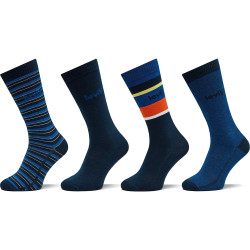 Levis Giftbox Reg Cut Stripe 4P Blue Combo