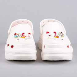 Dámske sandále PEAK Taichi Clogs Jolly Paris Olympic WHITE/RED