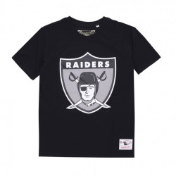 Mitchell & Ness NFL Team Logo Tee Oakland Raiders Black