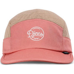 Šiltovka Djinn's 5 Panel Soft Flat Cap Summer Knit khaki/rose
