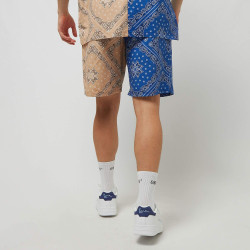 Karl Kani KK Small Signature Paisley Block Resort Shorts blue/sand