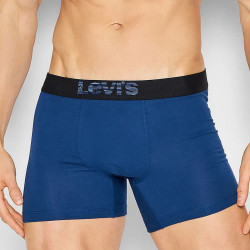 Levis Men Optical Illusion Boxer Brief Organic Co Dark Blue Combo