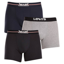 Levis Men Giftbox 2 Horse Pull Logo Boxer Brief 3P Navy/Grey/Black