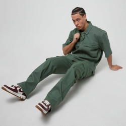 Sean John SJ Script Logo Knee Patch Cargopants - olive