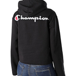 Champion Hooded Sweatshirt Black