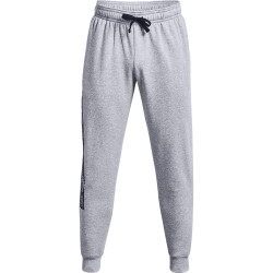 Under Armour Men's UA Rival Fleece Graphic Joggers Mod Gray Light Heather / Black