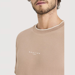 Pánske tričko Nautica Urma T-Shirt béžové