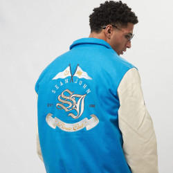 Sean John SJ Yacht Club Collegejacket blue/sand
