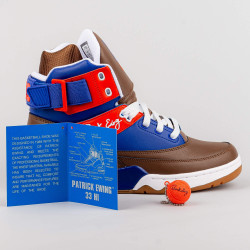 Ewing Athletics 33 HI WINTER x Snickers white/brown/royal/red