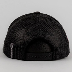 Mitchell & Ness NBA LOGO REMIX TRUCKER SNAPBACK HWC CHICAGO BULLS BLACK