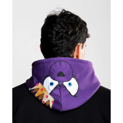 Mikina Sprayground Many Chains Bear Over Hoodie Black