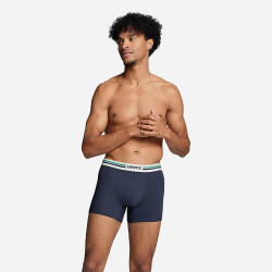 Levis Men Placed Sprtswr Logo Boxer Brief Org 2P Blue