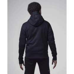 Detská mikina s kapucňou JORDAN See Me Shine čierna