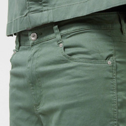 Sean John SJ Script Logo Knee Patch Cargopants - olive