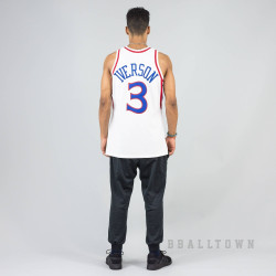 MITCHELL & NESS NBA AUTHENTIC JERSEY PHILADELPHIA 76ERS 2001-02 / ALLEN IVERSON WHITE