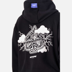 Sixth June As Printed Hoodie Black