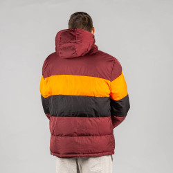 FILA PIRRO blocked puff jacket tawny port/mandarin orange/black