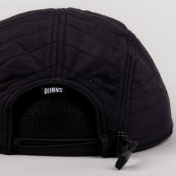 DJINN'S 5 Panel Flat Cap Puffy Nylon black