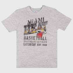 OUTERSTUFF GO TIME SS TEE MIAMI HEAT GREY