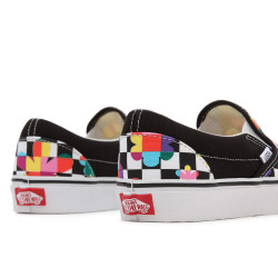 VANS UA Classic Slip-On (Floral Checkerboard) black/true white