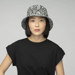 Kangol Snakeskin Bucket Black Snake