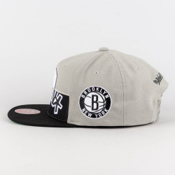 Mitchell & Ness Half N Half Snapback Brooklyn Nets Grey / Black