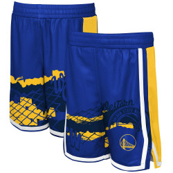 OUTER STUFF NBA FADE AWAY BALLER SHORT GOLDEN STATE WARRIORS Blue