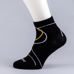 Peak Medium Cut Socks Black