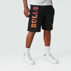 NEW ERA kraťasy NBA Team color wtr print short CHICAGO BULLS Black