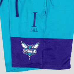 OUTER STUFF NBA PURE SHOOTER SHORT CHARLOTTE HORNETS BALL LAMELO TEAL/PURPLE