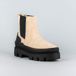 Buffalo Raven Chelsea Cream/Black