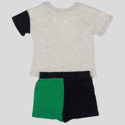 Outer Stuff Super Star Short Set Boston Celtics Grey