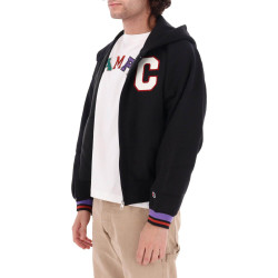 Champion Wmsn Hooded Full Zip Sweatshirt Black