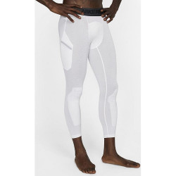 Nike Pro Men'S 3/4 Basketball Tights White