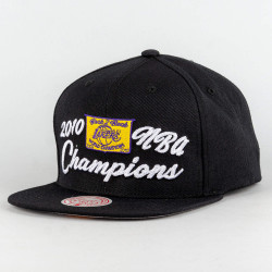 Mitchell & Ness NBA 10 NBA CHAMPS SNAPBACK HWC LOS ANGELES LAKERS Black