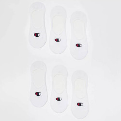 Champion 6Pk Footie Socks White