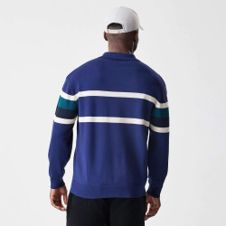 Sveter NEW ERA New York Yankees MLB Knit Navy Rugby Shirt tmavomodrý