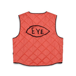 Grimey Wear The Toughest Quilted Vest Orange