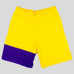 OUTER STUFF NBA PURE SHOOTER SHORT LOS ANGELES LAKERS LEBRON JAMES YELLOW/PURPLE
