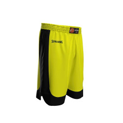 Šortky Spalding Hustle basketbalové žlto-čierne