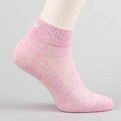 Peak Mideum Cut Socks Pink