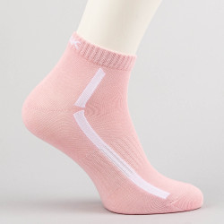 Peak Mideum Cut Socks Pink