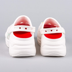 Dámske sandále PEAK Taichi Clogs Jolly Paris Olympic WHITE/RED
