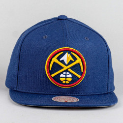 Šiltovka Mitchell & Ness Denver Nuggets Team Ground 2.0 Snapback tmavomodrá