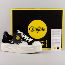 Buffalo Paired Flame Black/White (Organic Cotton)