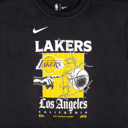 Nba Nike Courtside Ss Oc Max90 Tee 8-20 Los Angeles Lakers Black