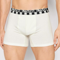 Levis Men Checkerboard Wb Boxer Brief 2P White/Black