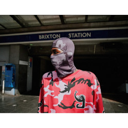 Grimey Wear Tusker Temple All Over Print Balaclava Black